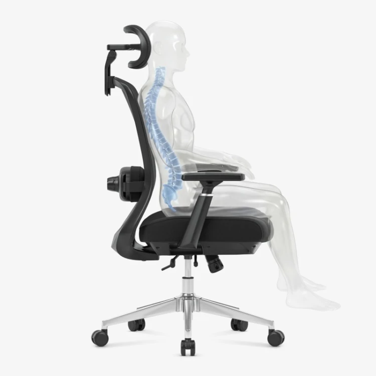 Fotel biurowy z masażem Leadpro 6.0 Black