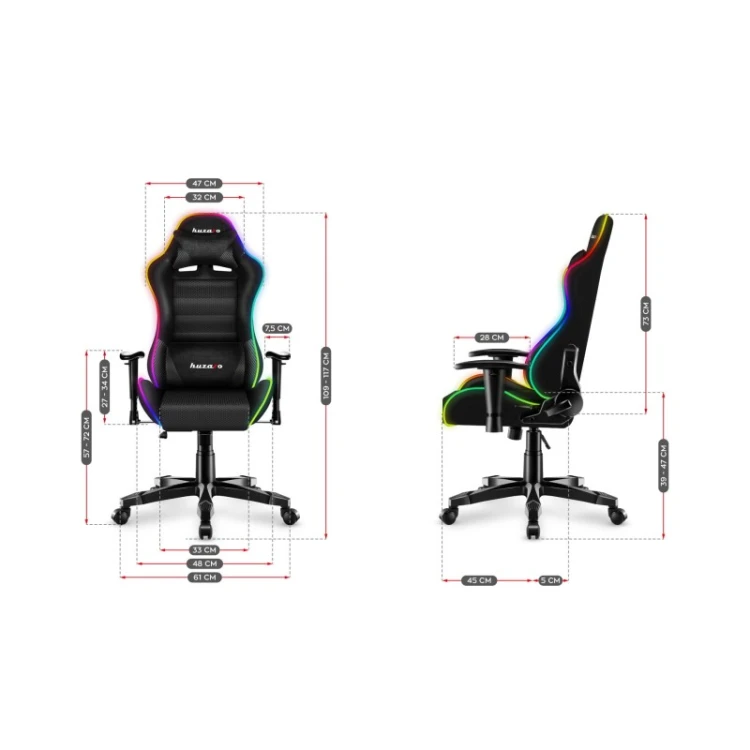 Fotel gamingowy dla dziecka Ranger 6.0 RGB Mesh