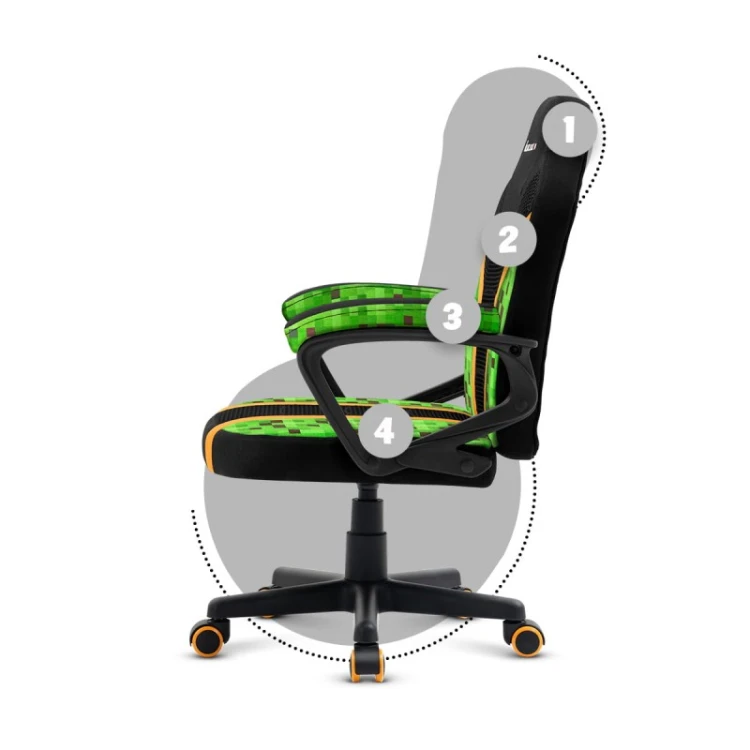 Fotel gamingowy dla dziecka Ranger 1.0 Pixel Mesh