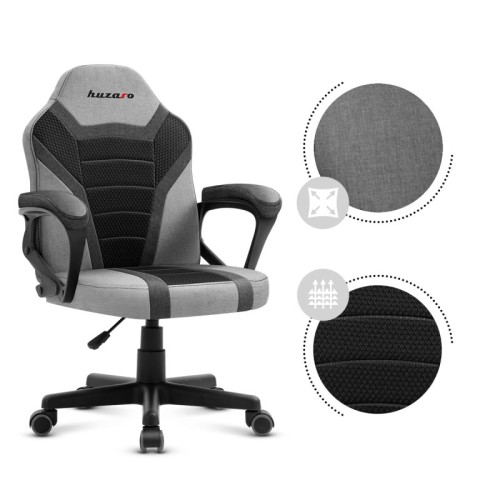 Fotel gamingowy dla dziecka Ranger 1.0 Grey Mesh