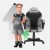 Fotel gamingowy dla dziecka Ranger 1.0 Grey Mesh