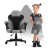 Fotel gamingowy dla dziecka Ranger 1.0 Grey Mesh