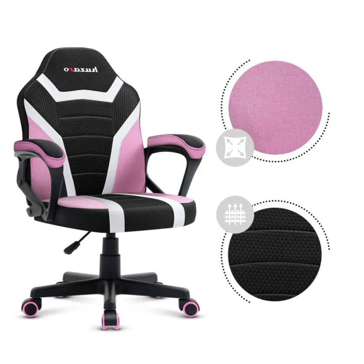 Fotel gamingowy dla dziecka Ranger 1.0 Pink Mesh