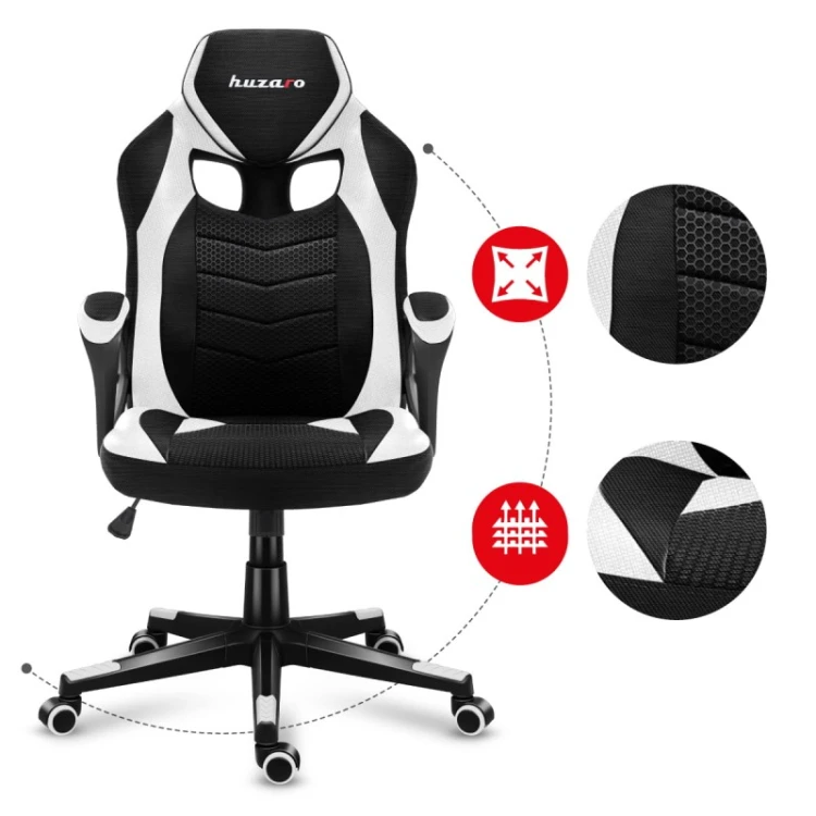 Fotel gamingowy Force 2.5 White Mesh