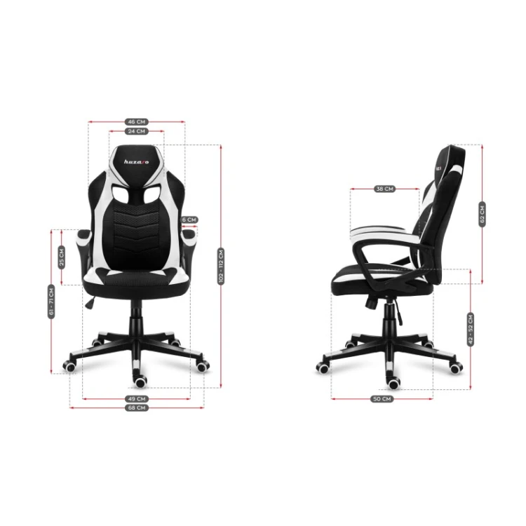 Fotel gamingowy Force 2.5 White Mesh
