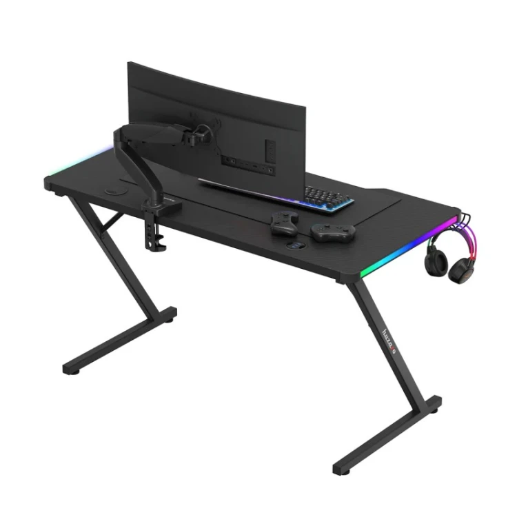 Biurko gamingowe Hero 2.5 RGB Black 120 cm