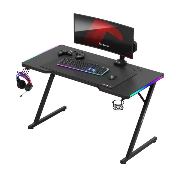 Biurko gamingowe Hero 2.5 RGB Black 120 cm