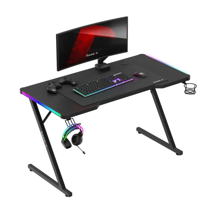 Biurko gamingowe Hero 2.5 RGB Black 120 cm