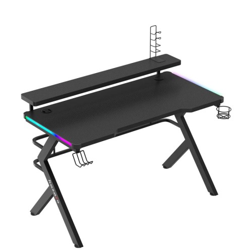 Biurko gamingowe Hero 5.0 RGB Black 120 cm