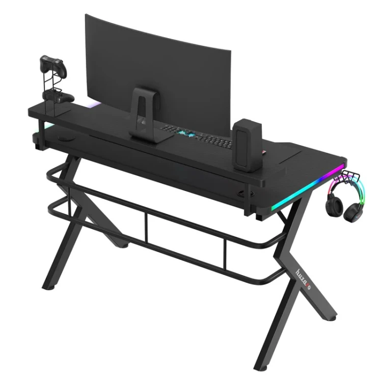 Biurko gamingowe Hero 5.0 RGB Black 120 cm