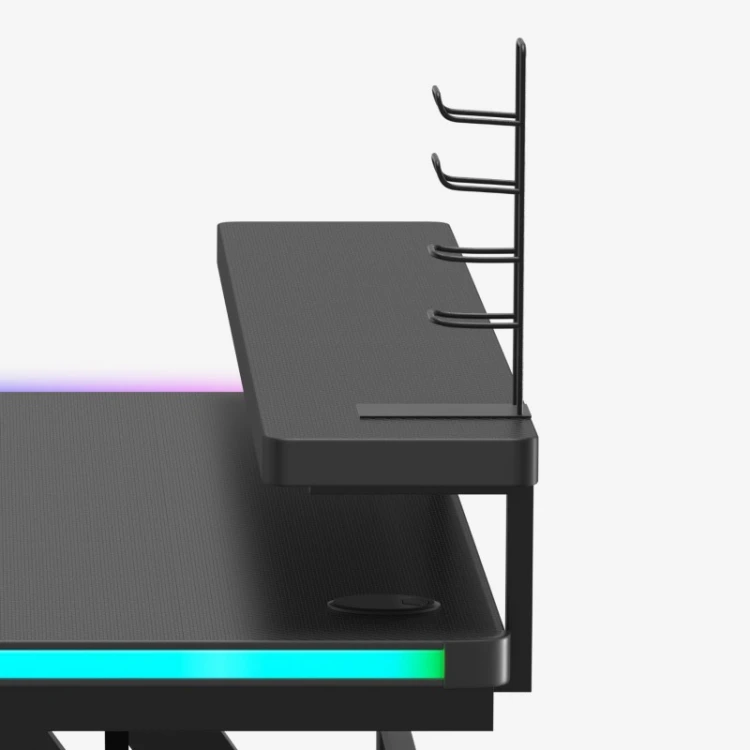 Biurko gamingowe Hero 5.0 RGB Black 120 cm