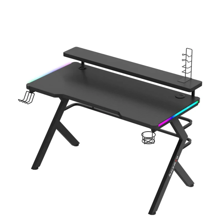 Biurko gamingowe Hero 5.0 RGB Black 120 cm