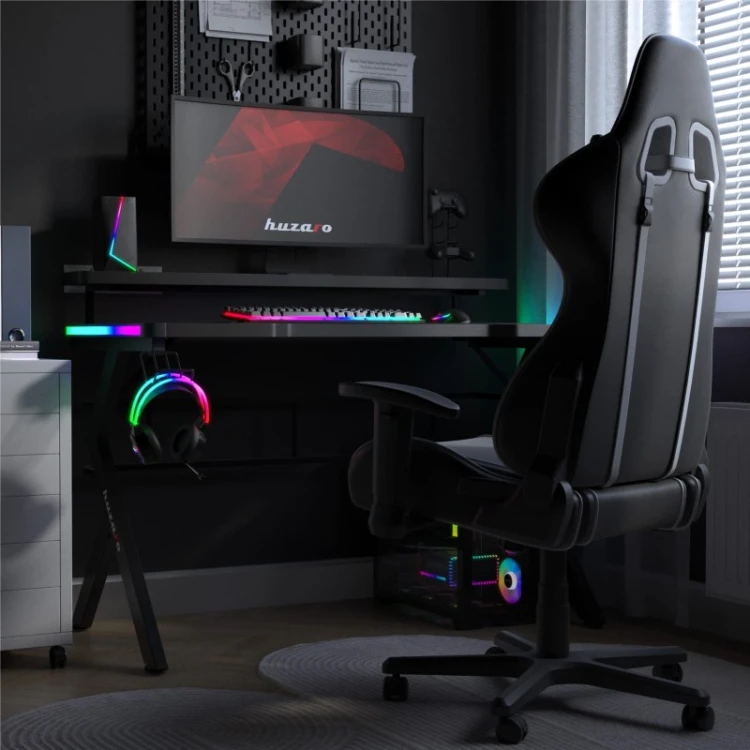 Biurko gamingowe Hero 5.0 RGB Black 120 cm