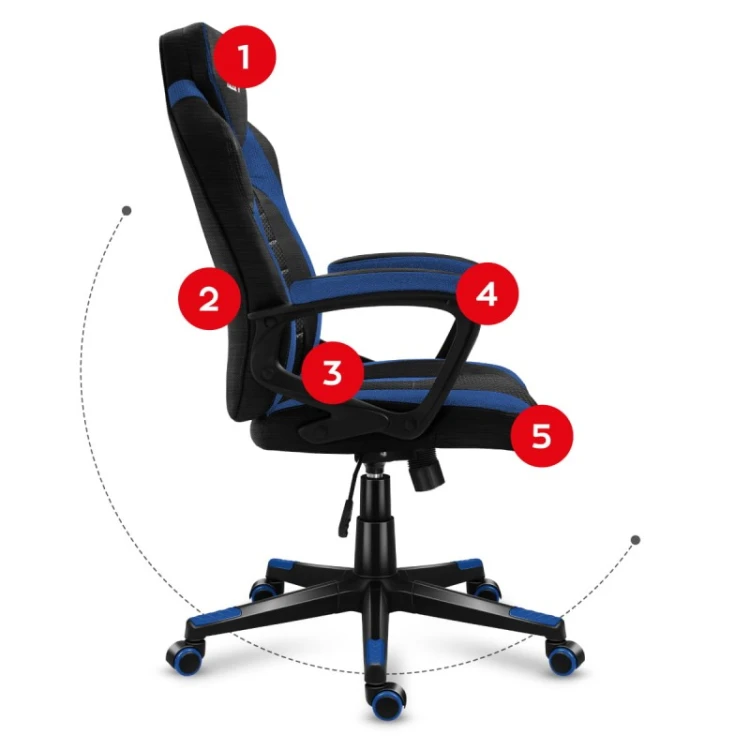 Fotel gamingowy Force 2.5 Blue Mesh