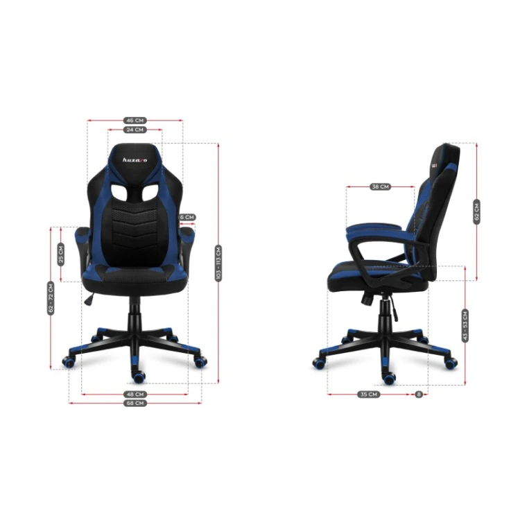 Fotel gamingowy Force 2.5 Blue Mesh