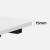 Biurko gamingowe narożne Hero 7.0 White 154 cm