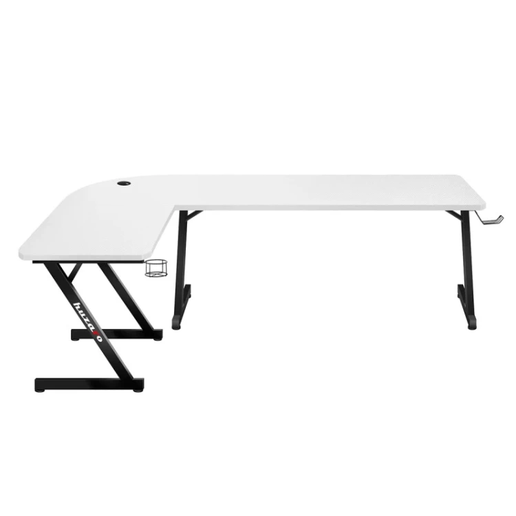 Biurko gamingowe narożne Hero 7.0 White 154 cm