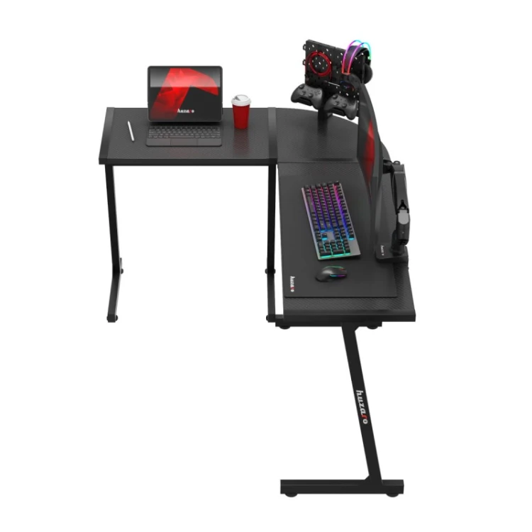 Biurko gamingowe narożne Hero 6.0 Black 147 cm
