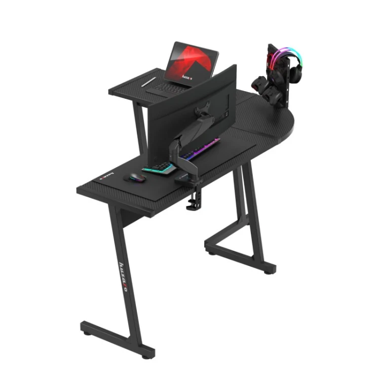 Biurko gamingowe narożne Hero 6.0 Black 147 cm