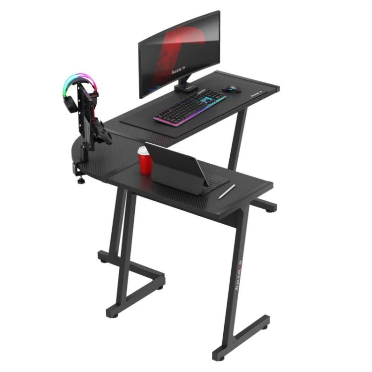 Biurko gamingowe narożne Hero 6.0 Black 147 cm