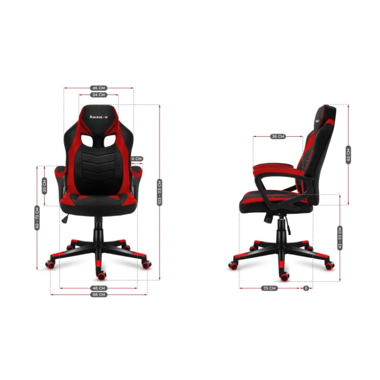 Fotel gamingowy Force 2.5 Red Mesh