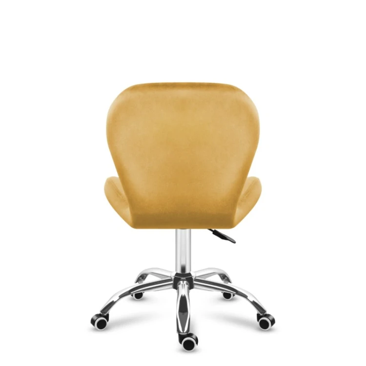 Krzesło obrotowe welurowe Future 3.0 Mustard Yellow
