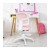 Fotel obrotowy dla dziecka Junior 5.0 Pink