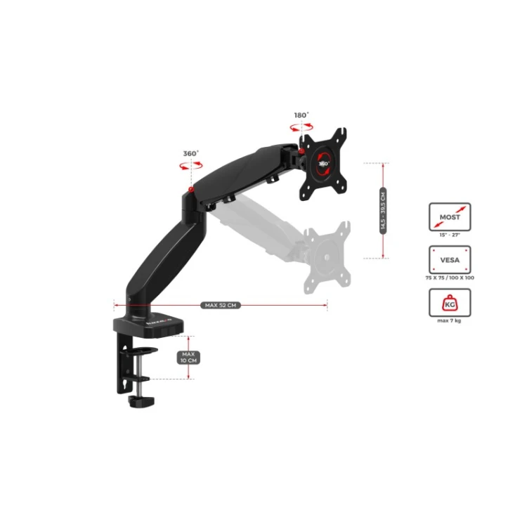 Uchwyt na monitor Motion 1.2