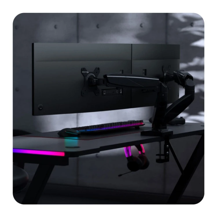 Uchwyt na monitor podwójny Motion 2.2