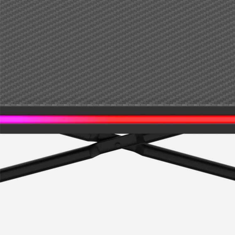 Biurko gamingowe Hero 1.7 RGB Black 120 cm