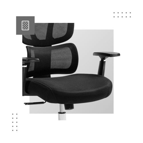 Fotel ergonomiczny Expert 4.6 Black