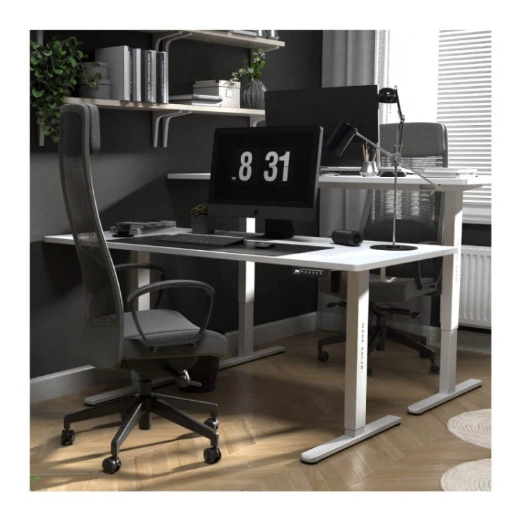 Biurko elektryczne Leader 7.6 White 160 cm