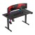 Biurko gamingowe elektryczne Hero 8.7 RGB Black 140 cm