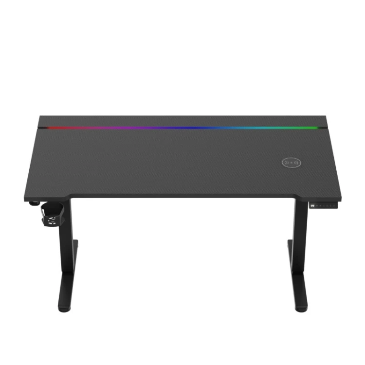 Biurko gamingowe elektryczne Hero 8.7 RGB Black 140 cm
