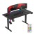 Biurko gamingowe elektryczne Hero 8.7 RGB Black 140 cm