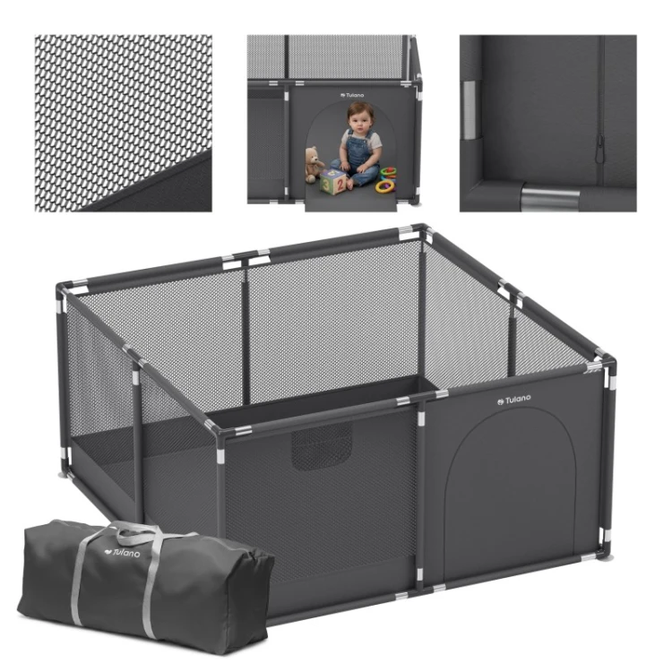 Kojec dla dzieci Cozy 20 Graphite - 130 cm