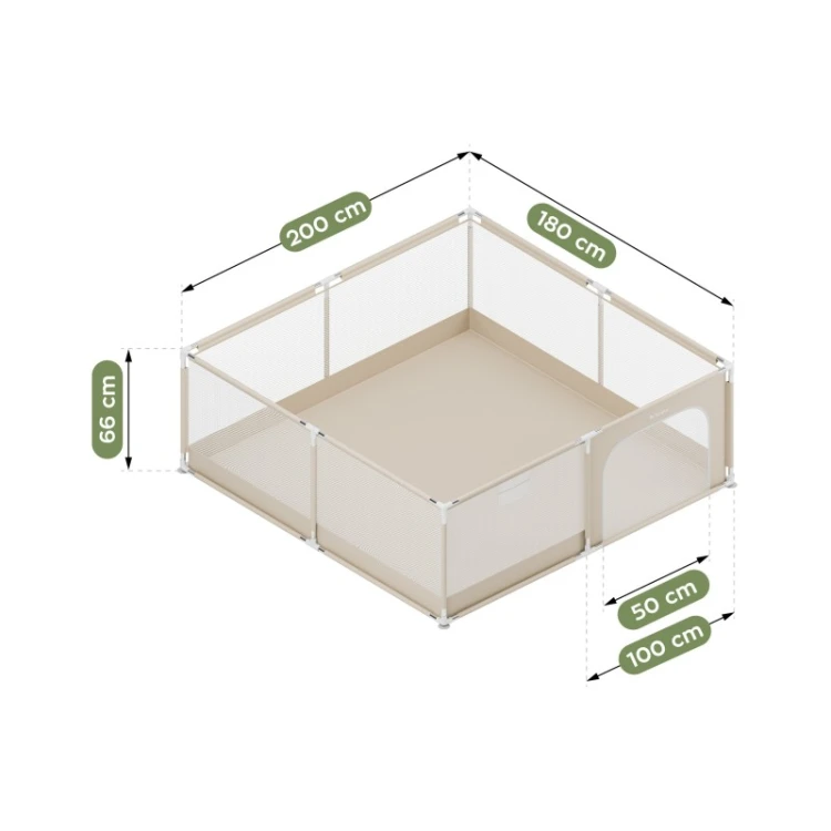 Kojec dziecięcy Cozy 28 Beige - 200 cm