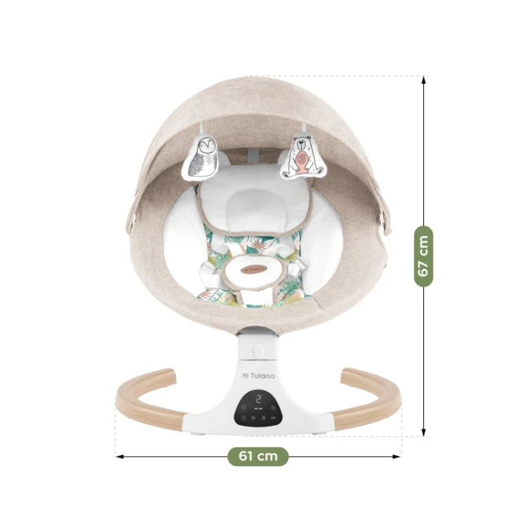 Bujaczek leżaczek elektroniczny Astrid 35 Beige