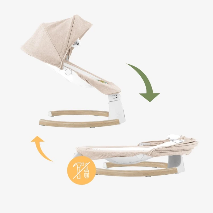 Bujaczek leżaczek elektroniczny Astrid 35 Beige