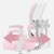 Fotel ergonomiczny dla dzieci Junior 4.4 Pink