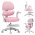 Fotel ergonomiczny dla dzieci Junior 4.4 Pink