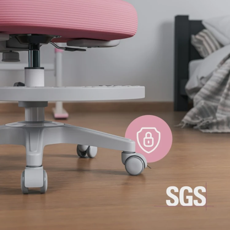 Fotel ergonomiczny dla dzieci Junior 4.4 Pink