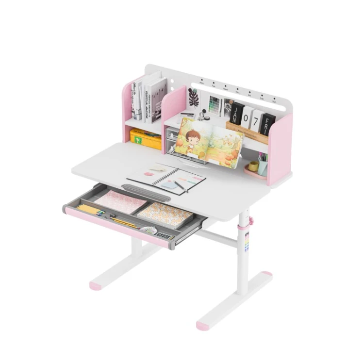 Ergonomiczne biurko dla dziecka Study 5.0 Pink 90 cm
