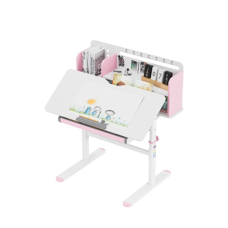 Ergonomiczne biurko dla dziecka Study 5.0 Pink 90 cm