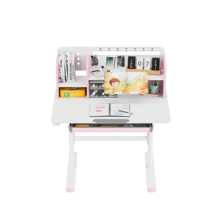 Ergonomiczne biurko dla dziecka Study 5.0 Pink 90 cm