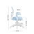 Fotel obrotowy dla dzieci Junior 3.1 Blue
