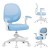 Fotel obrotowy dla dzieci Junior 3.1 Blue