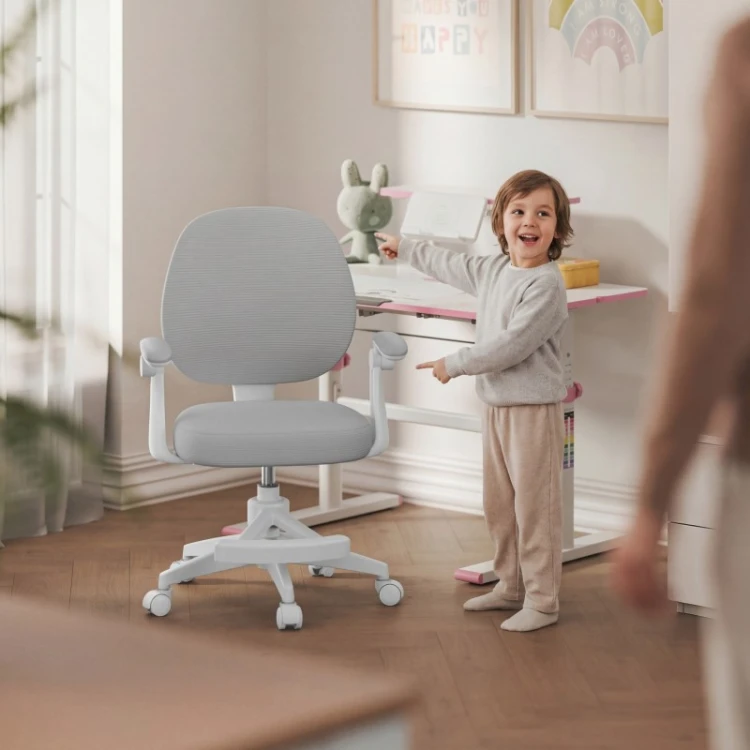 Fotel obrotowy dla dzieci Junior 3.1 Grey