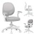 Fotel obrotowy dla dzieci Junior 3.1 Grey