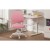 Fotel obrotowy dla dzieci Junior 3.1 Pink